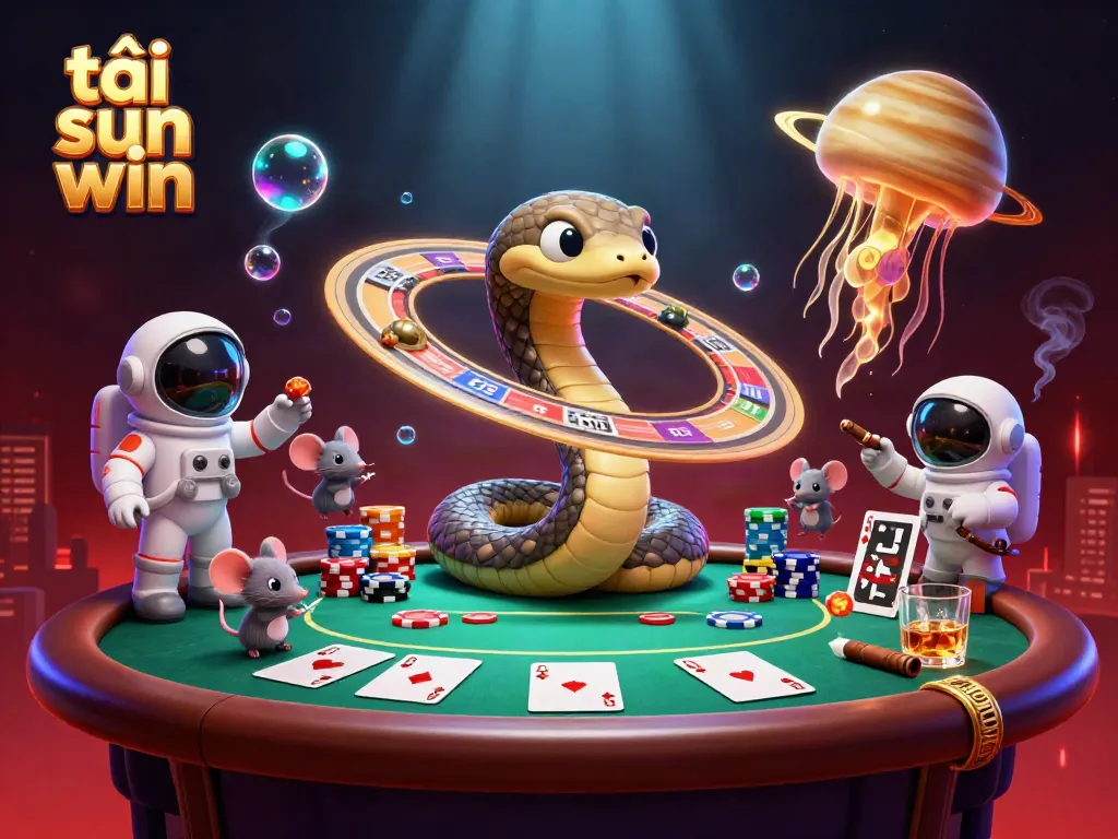 Experience the thrill of betting with tải sun win in this vibrant casino scene.
